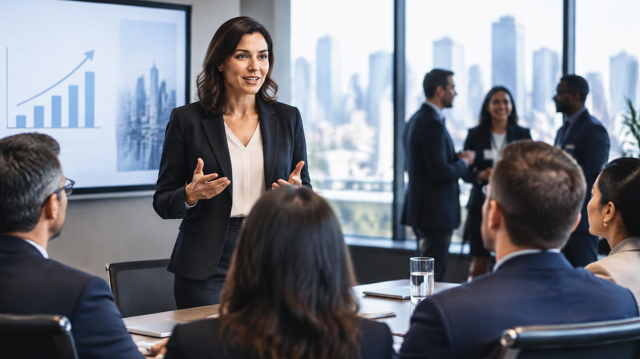 business leader speaking