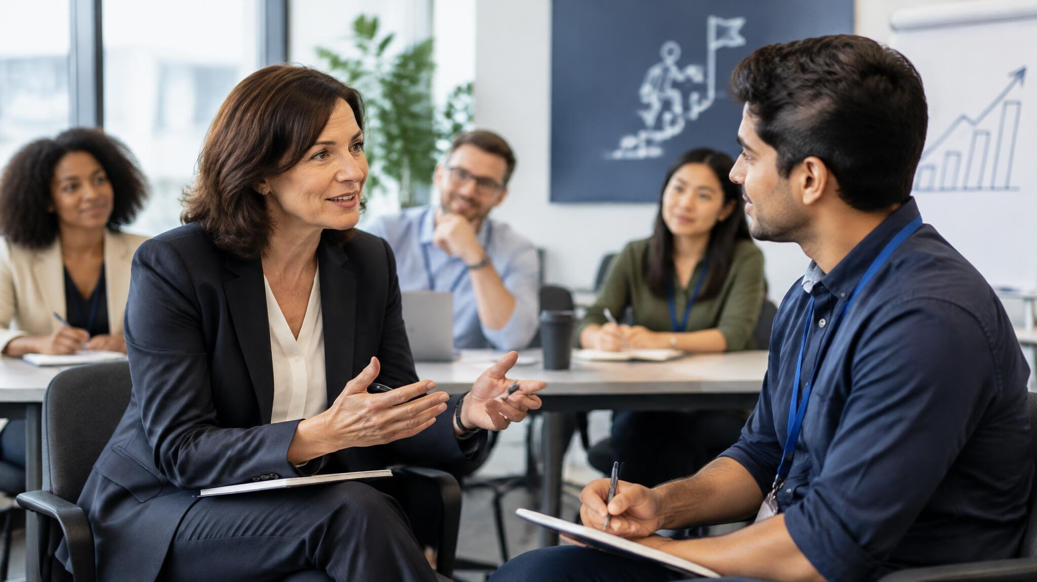 executive coaching session