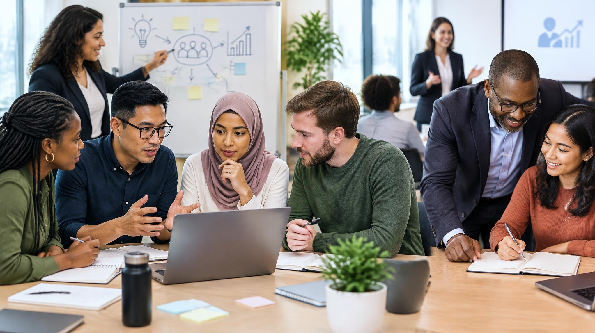 diverse team collaborating